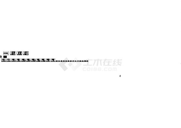 福建极简风格样板房装修设计CAD施工图-图一