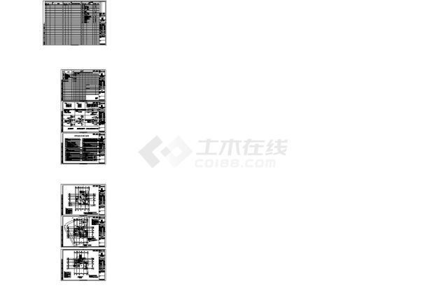 3层别墅强弱电电气施工图纸-图一