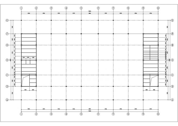钢网架结构农贸市场结构设计施工图_图1