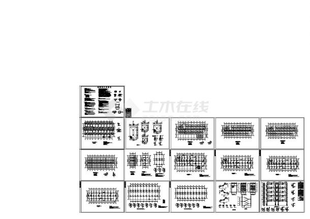 土木工程毕业设计_[学士]某5层框架辅 助教学楼毕业设计 全套_cad（含计算书建筑、结构图）-图二