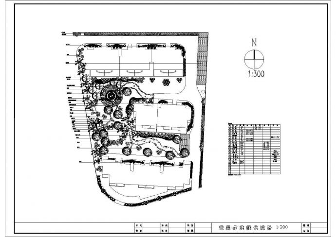 成都世晶花苑小区绿化系统设计CAD施工图_图1