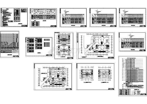 重庆某高层综合楼电气设计CAD图纸-图二