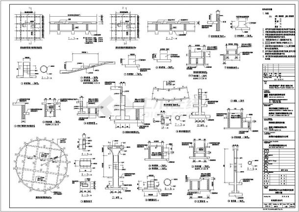 苏州姑苏区某3A级园林结构设计CAD施工图-图二