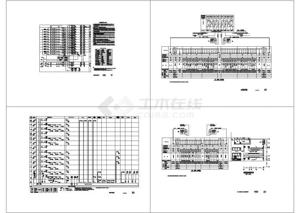 高层宾馆电气系统设计CAD图纸-图一