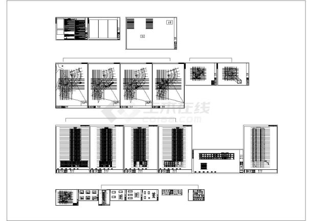 [四川]7栋大型高层商业住宅楼全套结构施工图-图二