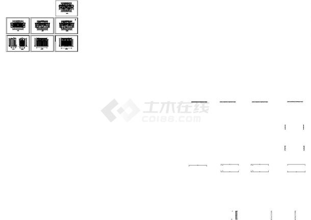 某小区六层住宅楼建筑设计施工图-图一