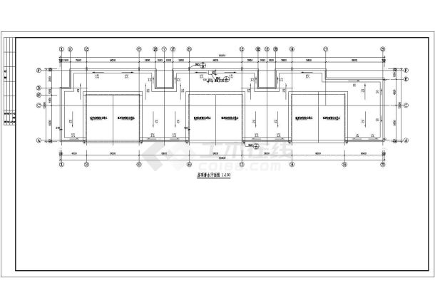 底商住宅楼CAD设计建筑施工方案-图一