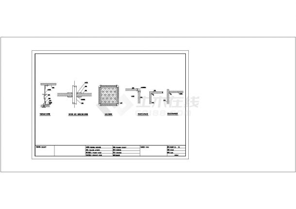 药厂车间净化空调系统设计cad施工图纸-图二