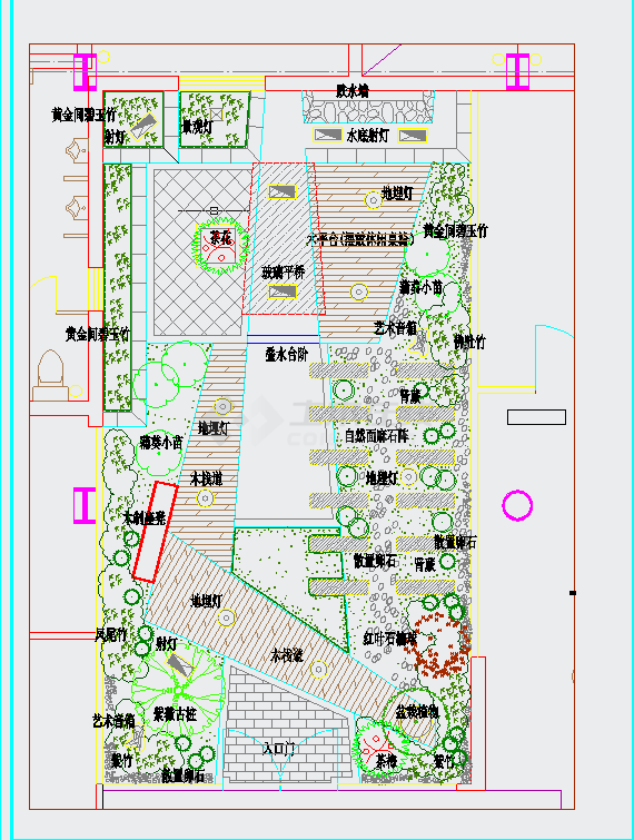 浙江长水资产经营管理有限公司综合楼景观绿化工程-图一