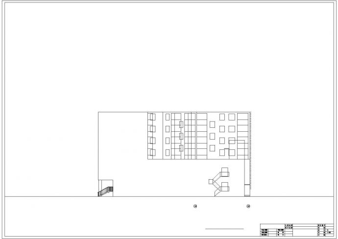 某地区六层综合楼全套CAD详图_图1