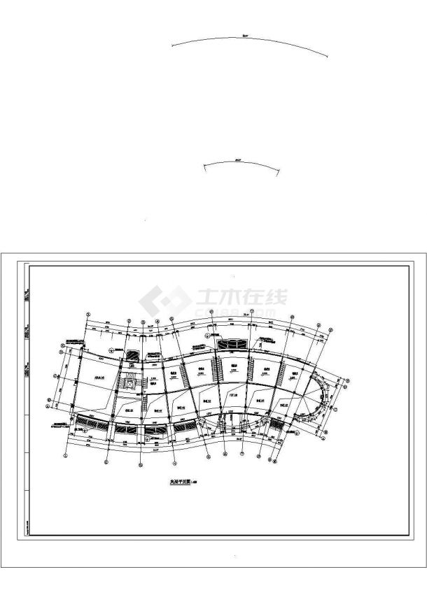 南京会所综合楼建筑施工设计方案图-图二