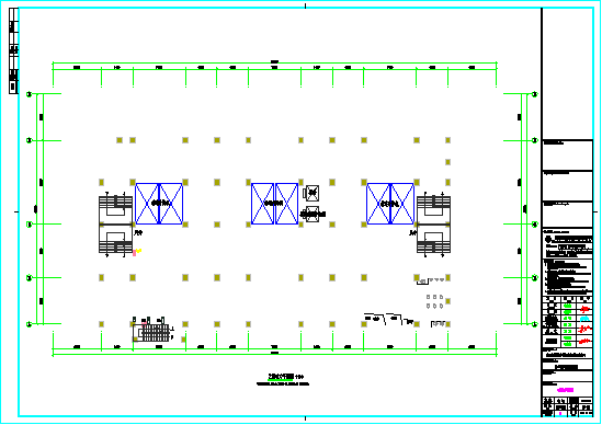 江南某路公共停车场电气CAD细节布置图_图1