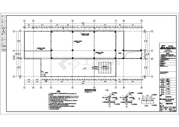 某地中学新建教学楼全体电气施工设计cad图纸-图二