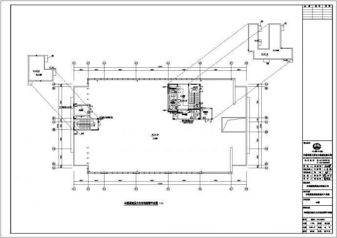 某施工公司多层四号办公楼全套电气施工设计cad图纸_图1