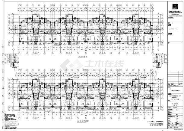 赵港镇洋房居住区户型图设计布置CAD详图-图二