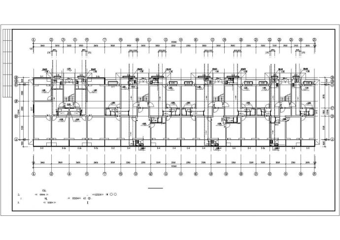 烟台市春山花园小区4400平米6层砖混结构住宅楼建筑设计CAD图纸_图1