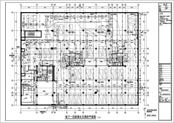 某地规划设计研究院住宅楼给排水设计CAD图-图二