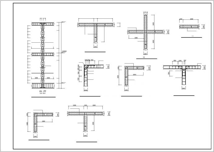 某全套别墅建筑CAD结构全套设计图纸_图1
