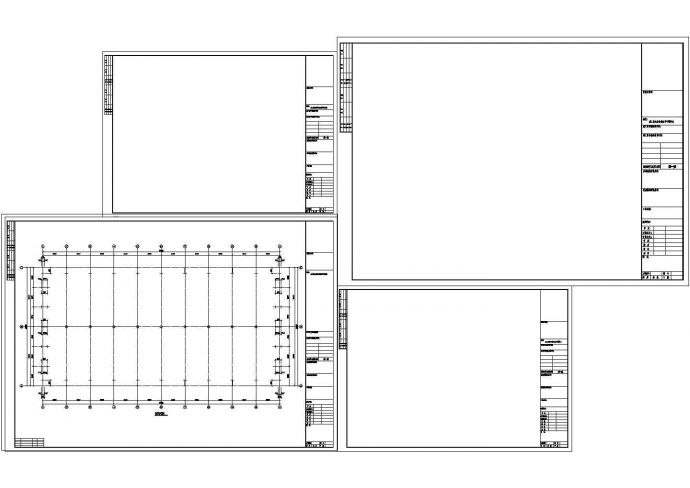 某30米轻钢结构农贸市场结构设计图_图1