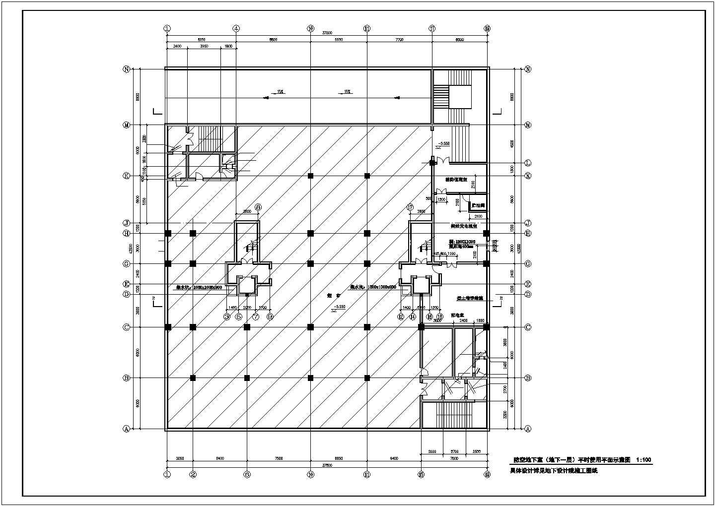 某小区8千平米16层框架剪力墙结构住宅楼全套建筑设计CAD图纸