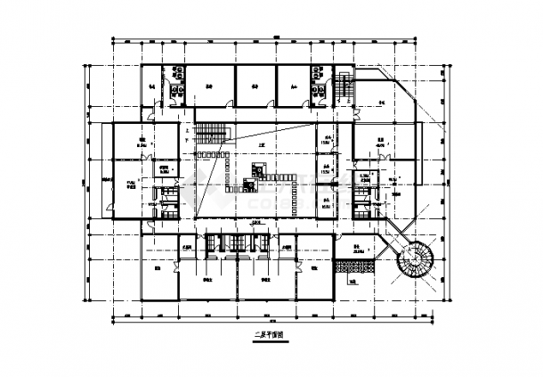 泗阳二套幼儿园综合楼建筑设计施工cad图纸（含说明）-图一