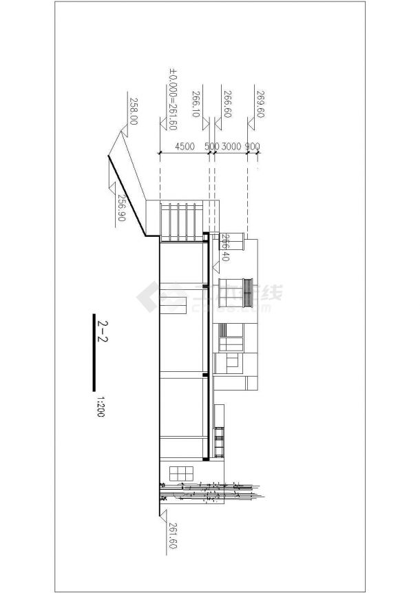 济南市某新建楼盘的售楼处施工设计CAD图纸（含样板房）-图一