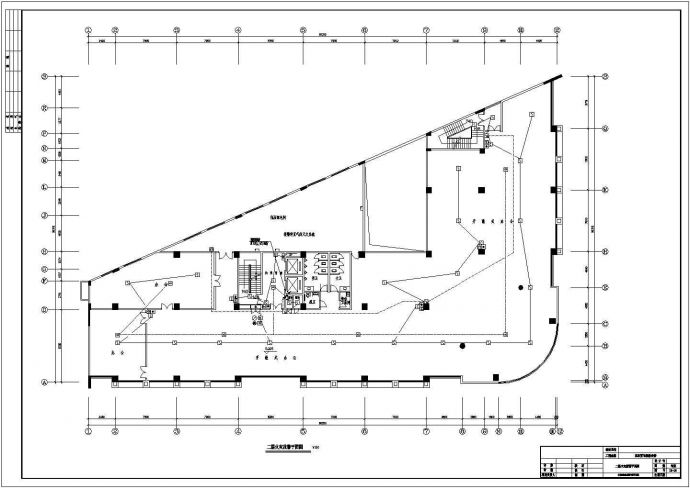 某农贸市场综合楼消防CAD设计施工图_图1