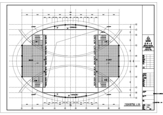 洛阳网球馆全套施工设计cad图纸（含施工设计说明）_图1