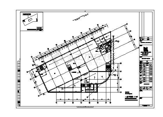 南昌凤凰城二期商业街F南楼施工CAD图-图二