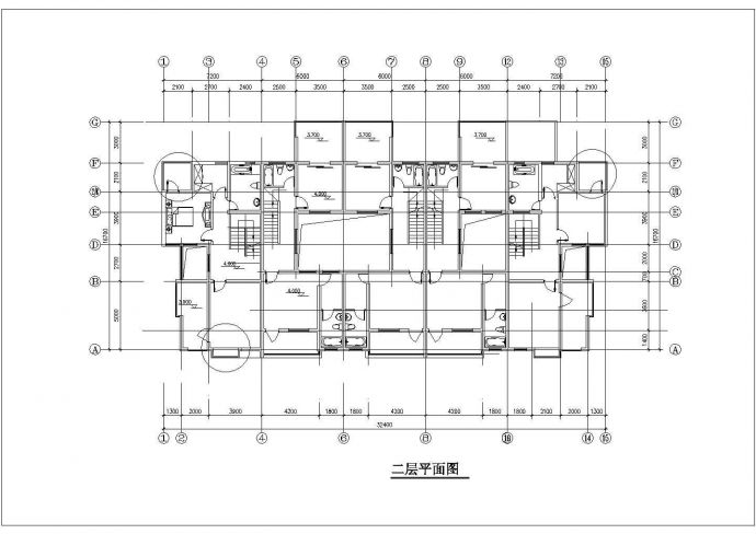 某两层连排别墅建筑方案设计附效果图_图1