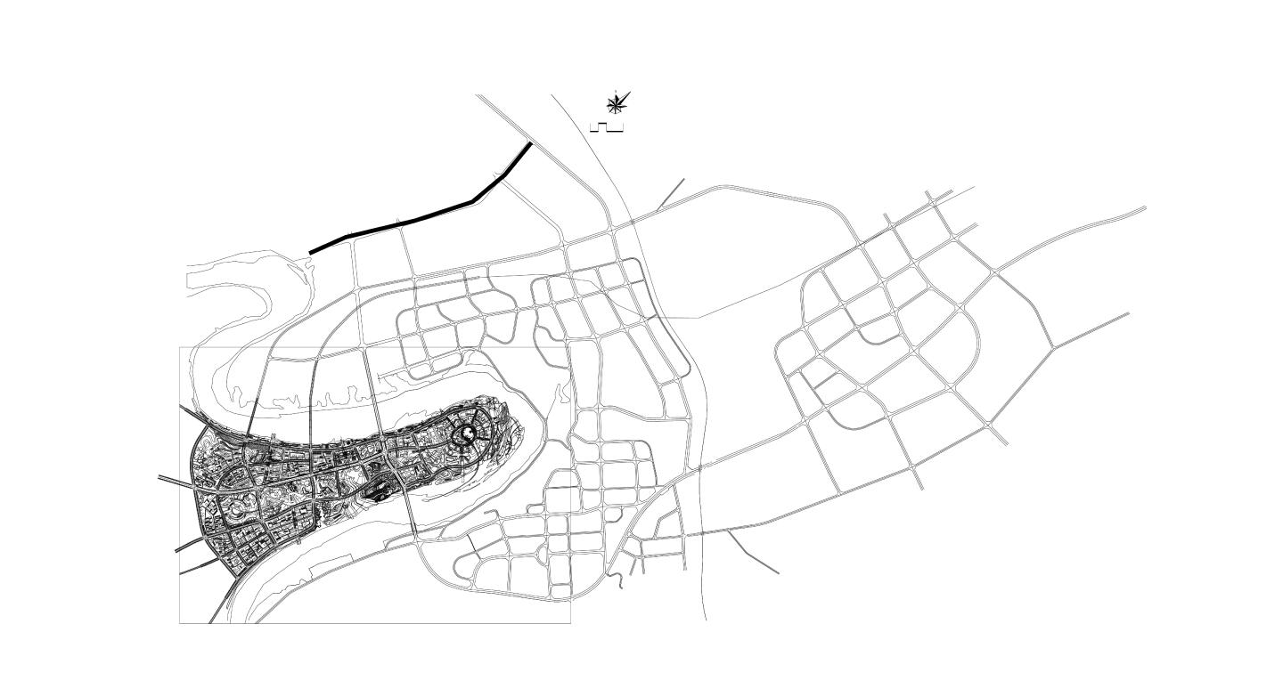 某城市建设用地设计图