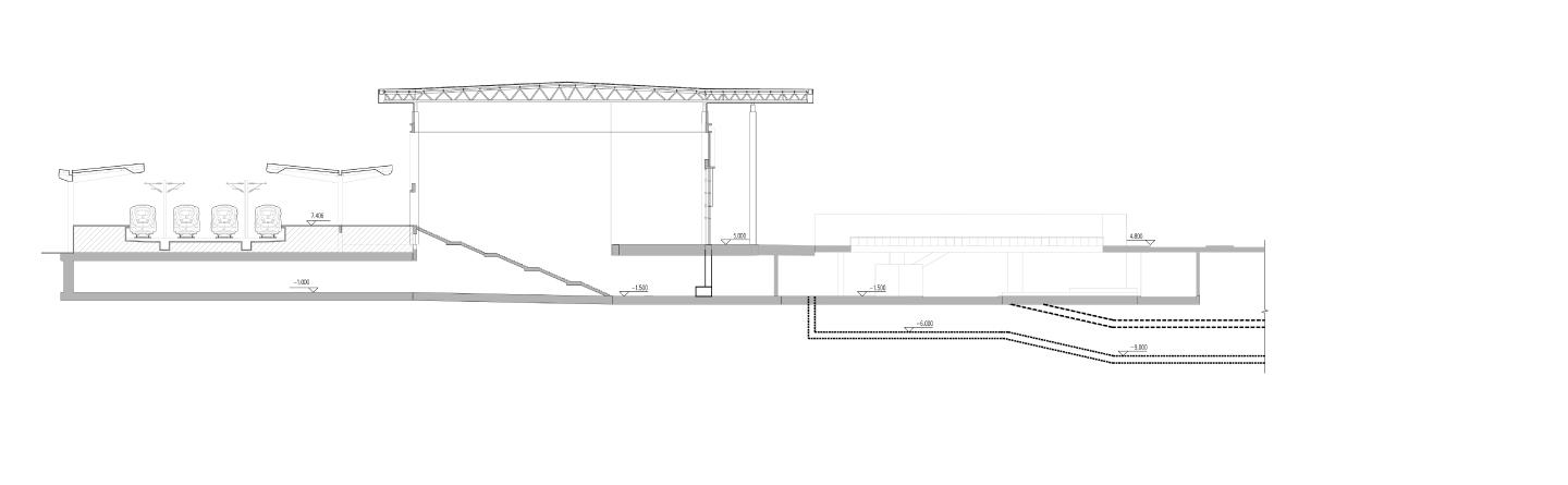 无锡火车站公建火车站平面立面总图