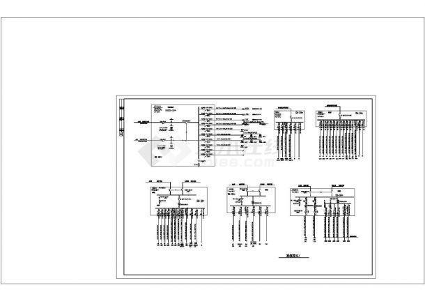 某地商场电气设计规划全套cad图纸，共一份资料-图一