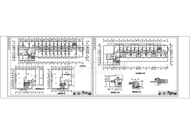 某地汽配市场电气设计施工平面cad图纸，共一份资料-图二