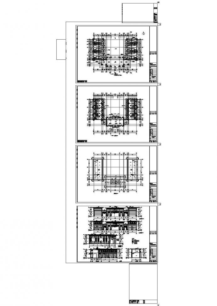 某小区3#楼CAD设计施工图纸_图1