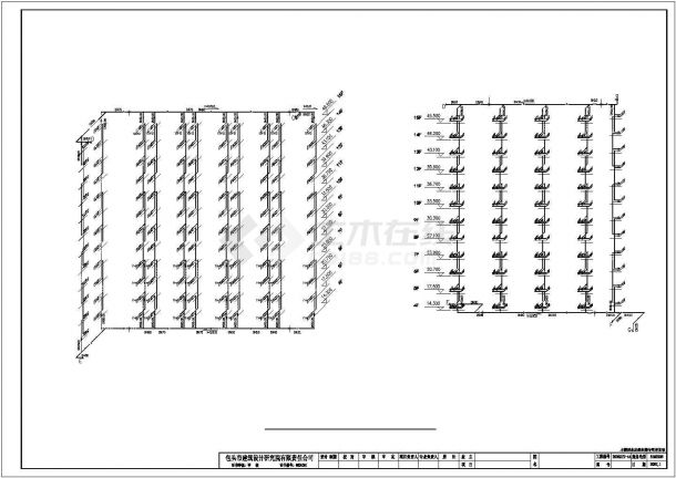 CAD detail of heating design in an office building - Figure 1