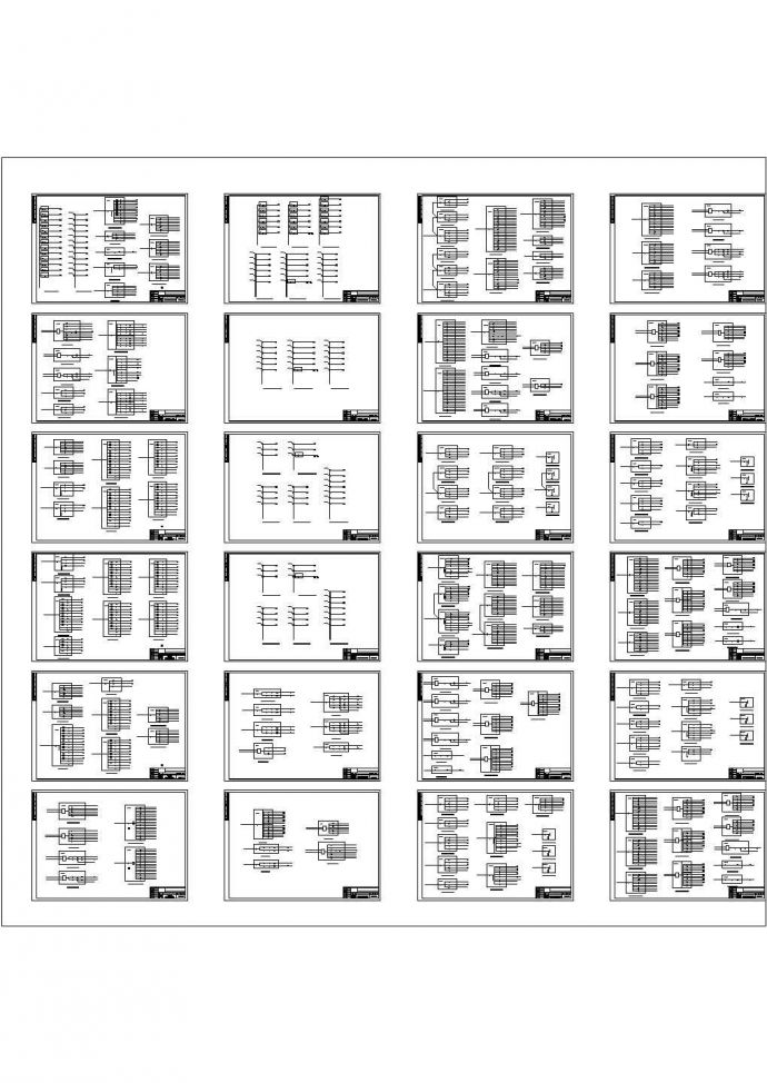 全套电气的CAD系统图纸_图1
