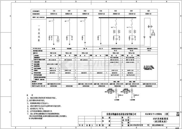 [广东]某10_04kV变配电工程设计图纸-图一