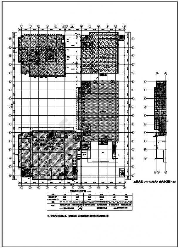 多层文化服务中心建筑设计施工图（含人防设计知名设计院）-图一