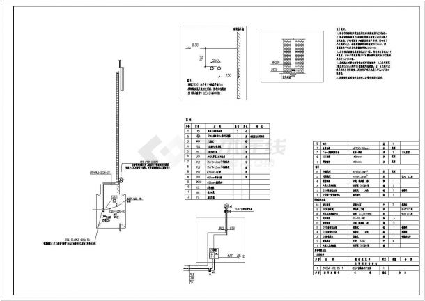 工厂弱电（安防、监控及通信等）工程全套施工图-图一