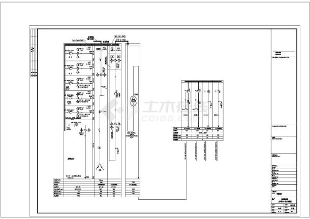 某变电站5KV配电系统cad图纸设计-图一