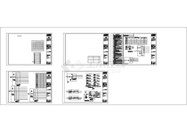 电气1#办公2#宿舍的设计CAD施工图纸-图一