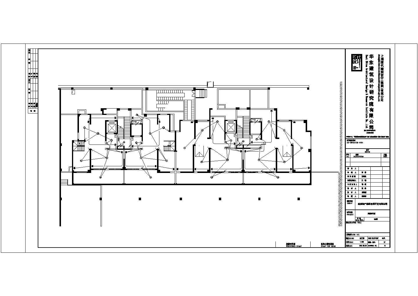 某小区38#电气CAD设计图纸