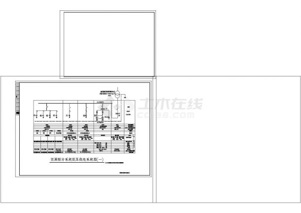 空调机房电气设计cad非常标准图纸-图二