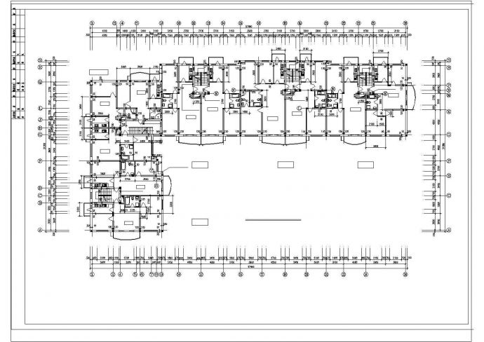 某住宅施工平立面设计CAD详图_图1