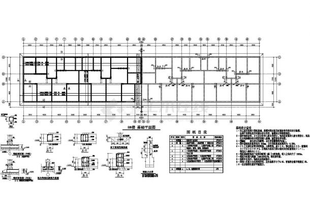 某地八层砌体结构住宅楼施工图纸-图一