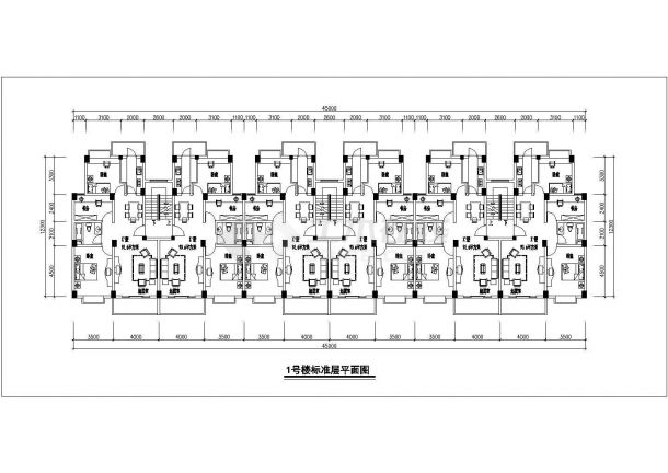 温州市某新建小区经典热门的预售户型设计CAD图纸（共19张）-图二