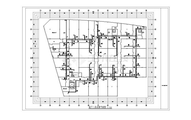 [广东]建材商贸城空调系统设计施工图全套（CAV系统 VAV系统）-图一