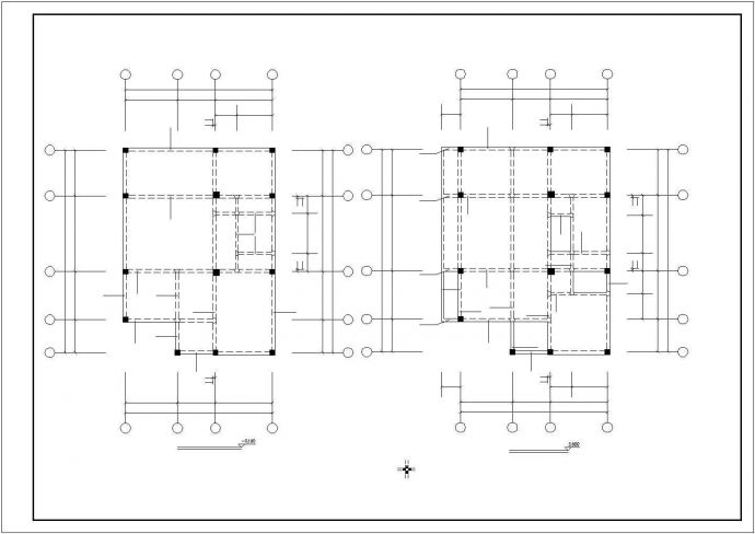 温州某社区900平米6层砖混结构民居楼全套建筑设计CAD图纸_图1