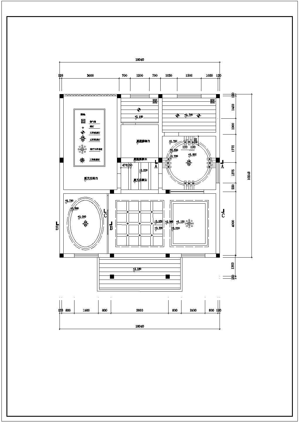 3层现代化高档豪华别墅全套装修施工设计CAD图纸